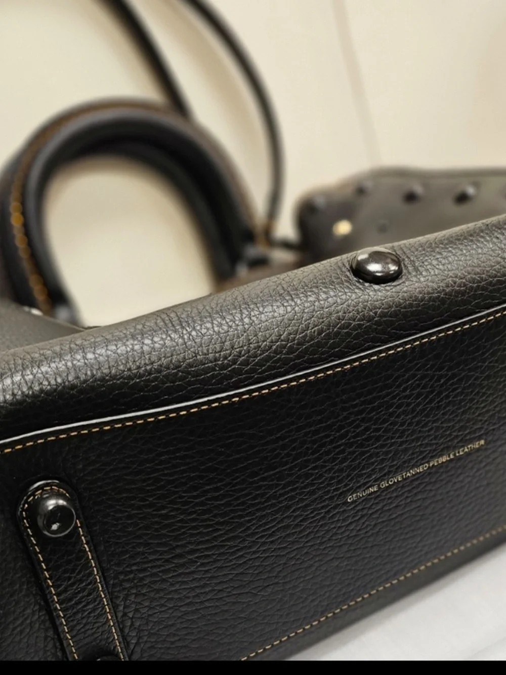 Coach Rogue Pebble Leather Multihandle